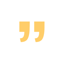 A green background with yellow text in the shape of quotation marks.